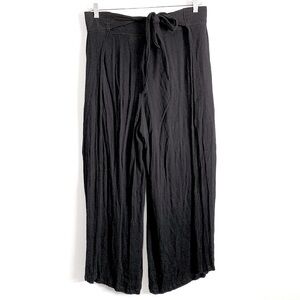 Serendipity Vintage Wrap Style Tied Waist Wide Leg Resortwear Palazzo Pants